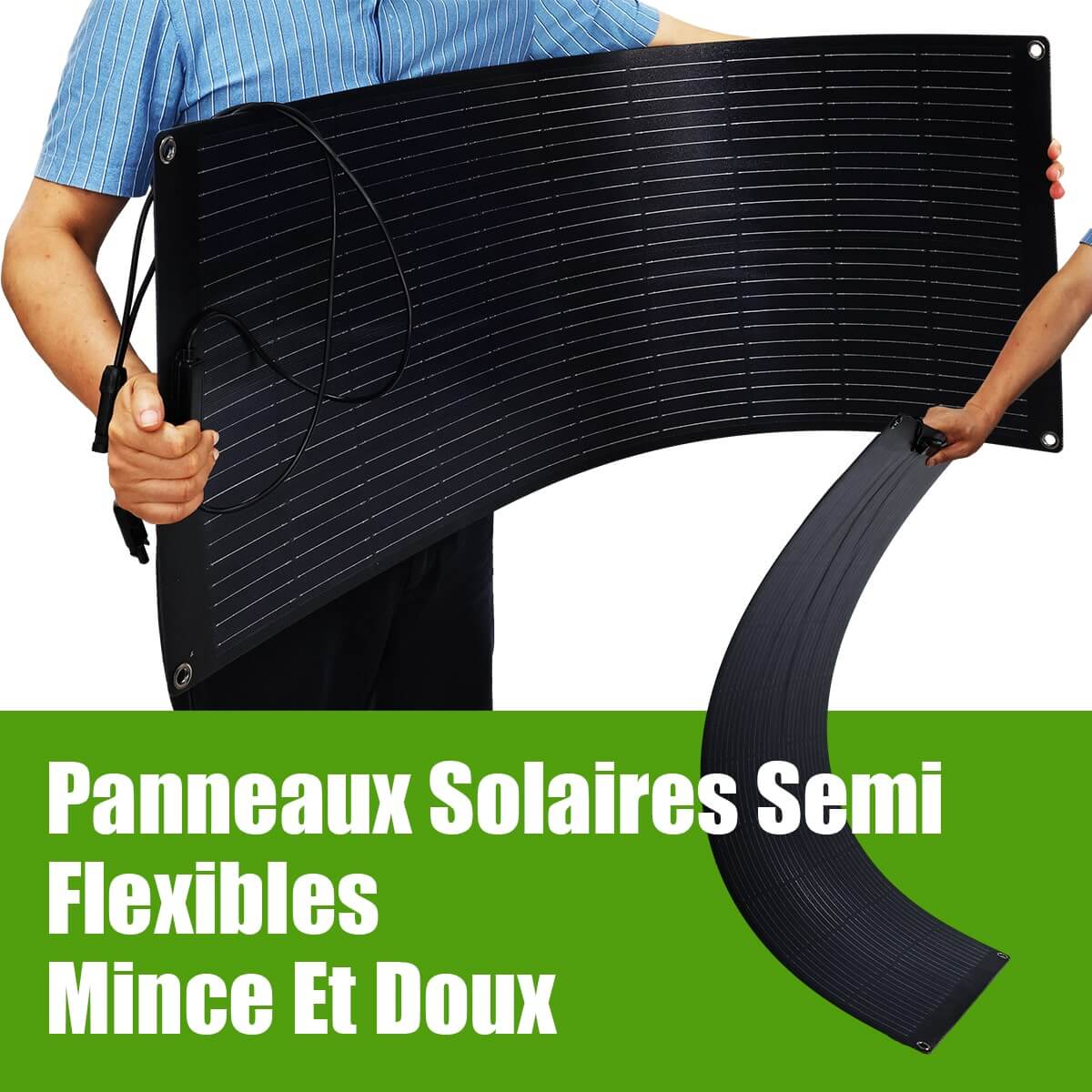 Panneaux solaire flexibles souples fins et légers - Cellules flexible 