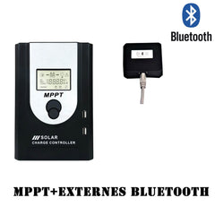 Bluesun-Mpj30 Contrôleur Solaire Mppt 12/24V 30A Avec Bluetooth Externe Et Deux Ports Usb