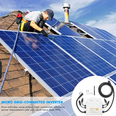 Le convertisseur solaire micro-ondulateur Bluesun SG600 avec surveillance Wifi, imperméable, 120 V 230 V, 600 W avec protection multiple.